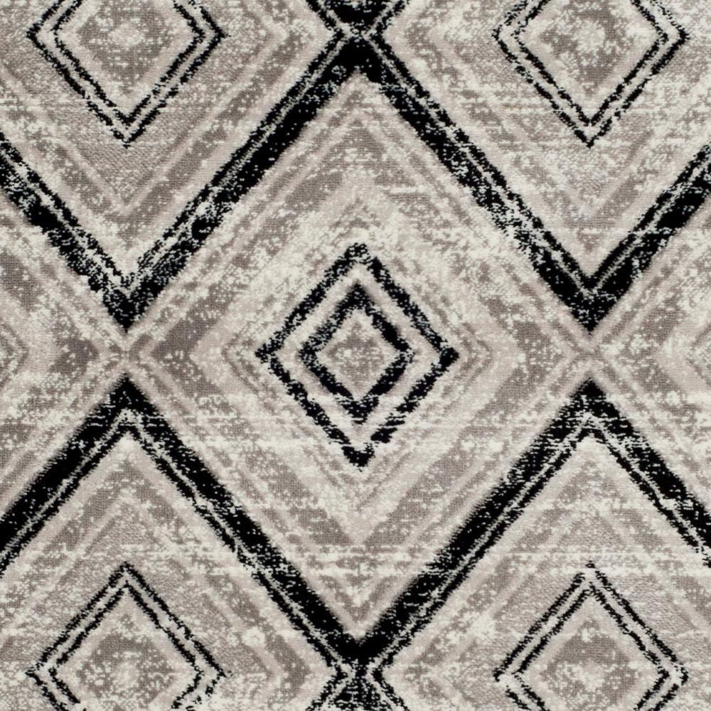 Skyler SKY120 Power Loomed Indoor Area Rug - Grey/Black - 5'1"x7'6" - Safavieh