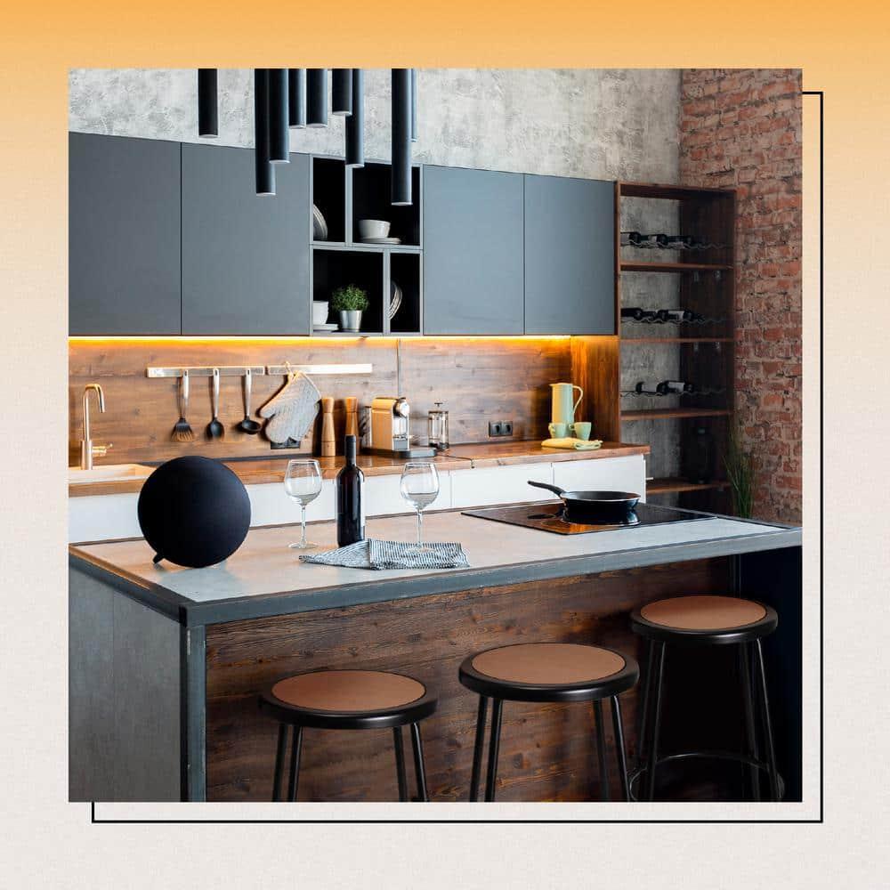 Hampden Furnishings Felix Steel Stool, Assembly Ready