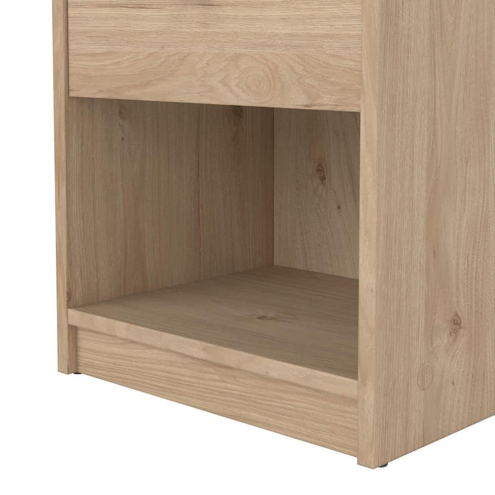 Tvilum, Portland 1 Drawer Nightstand, Jackson Hickory