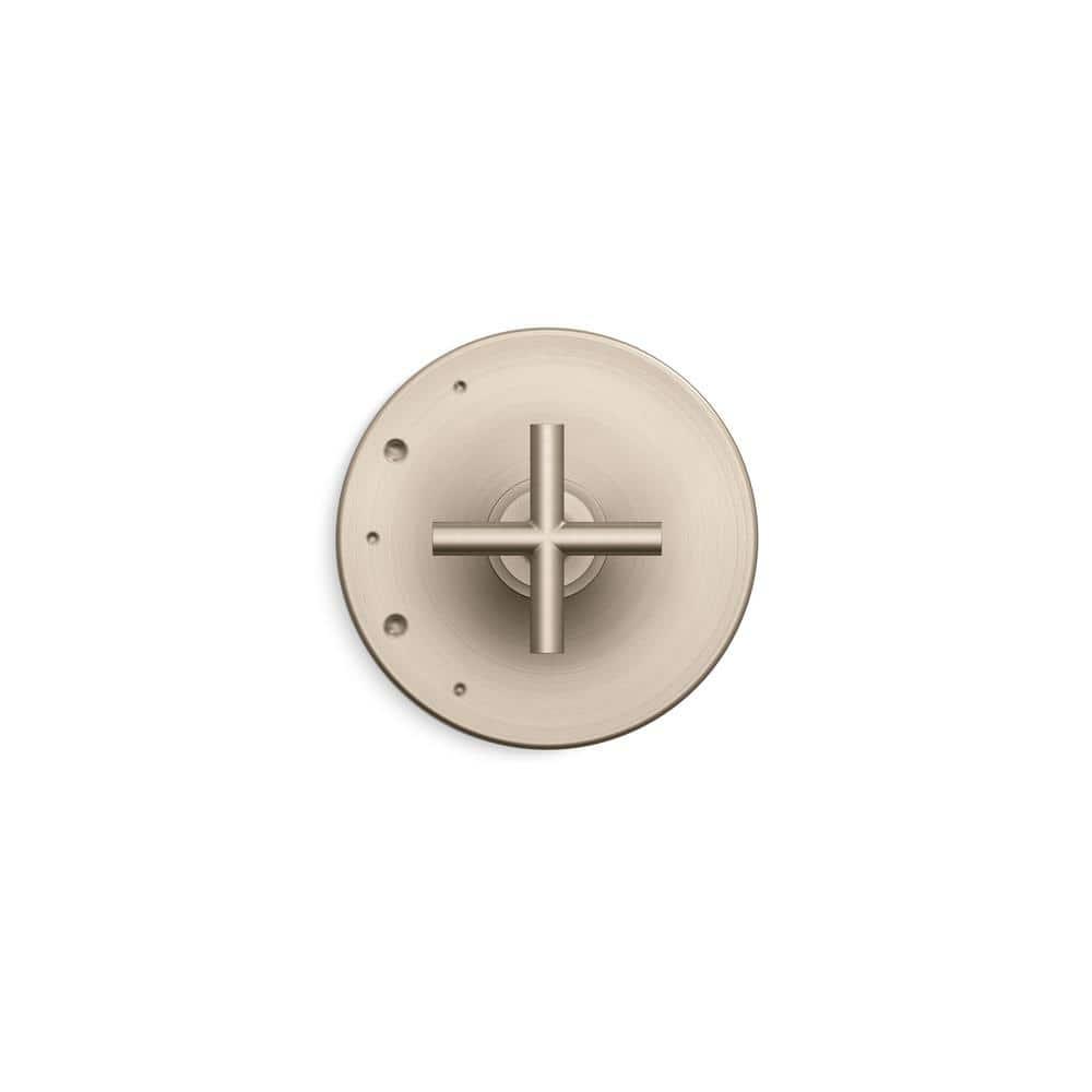 Purist Kohler Rite-Temp Valve Trim with Cross Handle