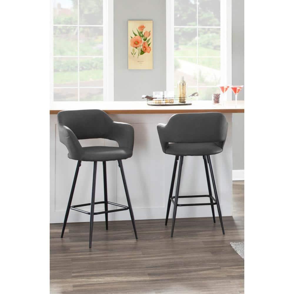 Everly Quinn Margarite Fixed-Height Counter Stool - Set Of 2