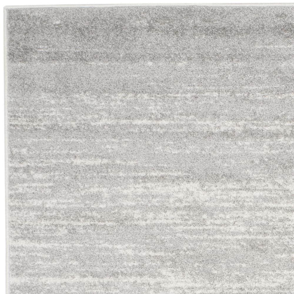 Adirondack ADR113 Machine Made Indoor Area Rug - Ivory/Silver - 6'x6' - Safavieh