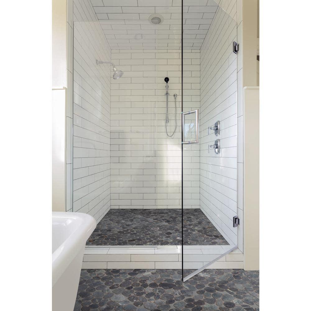 Sliced Pebble Mosaic Wall & Floor Tile