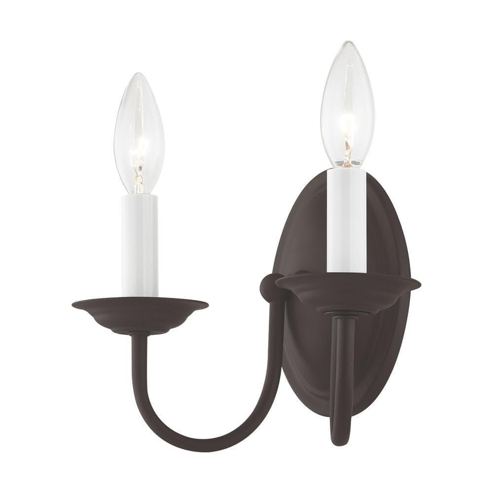 Livex Lighting Home Basics 2 - Light Wall Light in  Bronze