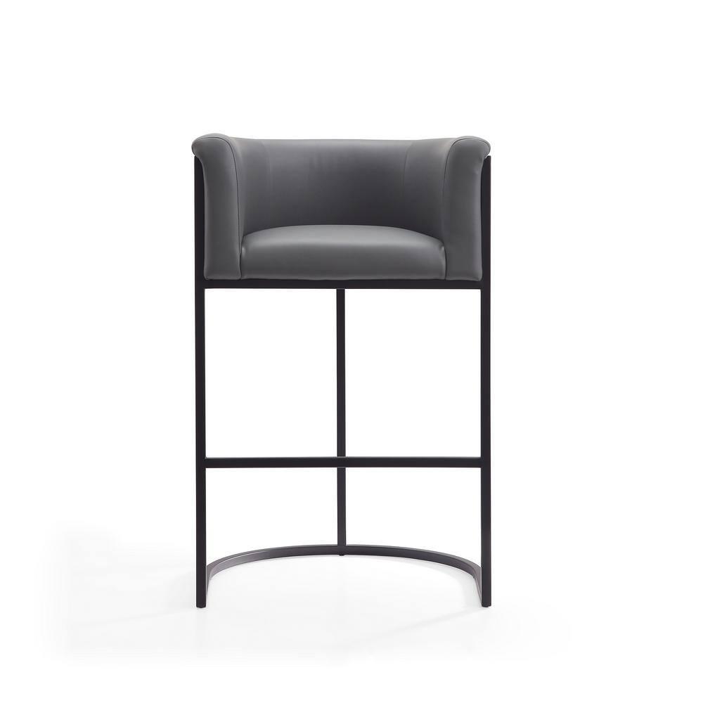 Chainey Upholstered Counter Stool with Metal Frame