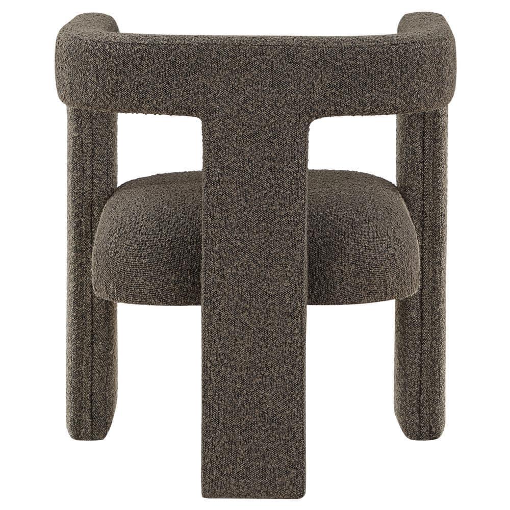 Coaster Petra Modern Fabric Upholstered Accent Side Chair Chocolate Brown