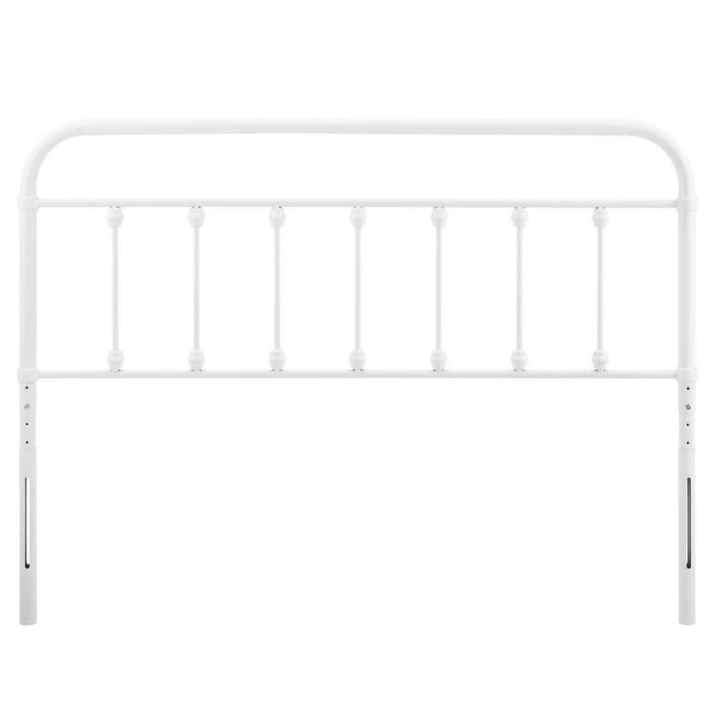 Modway Sage Queen Metal Headboard in White