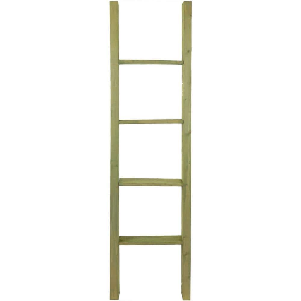 Ekena Millwork Vintage Farmhouse Rung Decorative Ladder