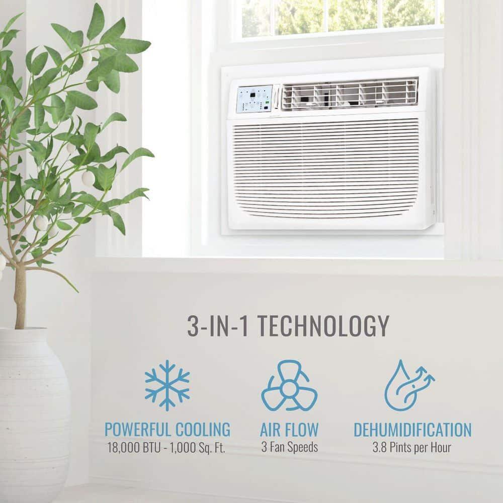 18,000 BTU Window Air Conditioner with Remote
