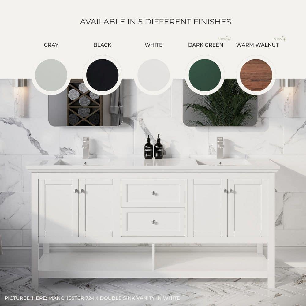 Manchester 24" Freestanding Single Sink Bathroom Vanity with Integrated Sink (Faucet Not Included)