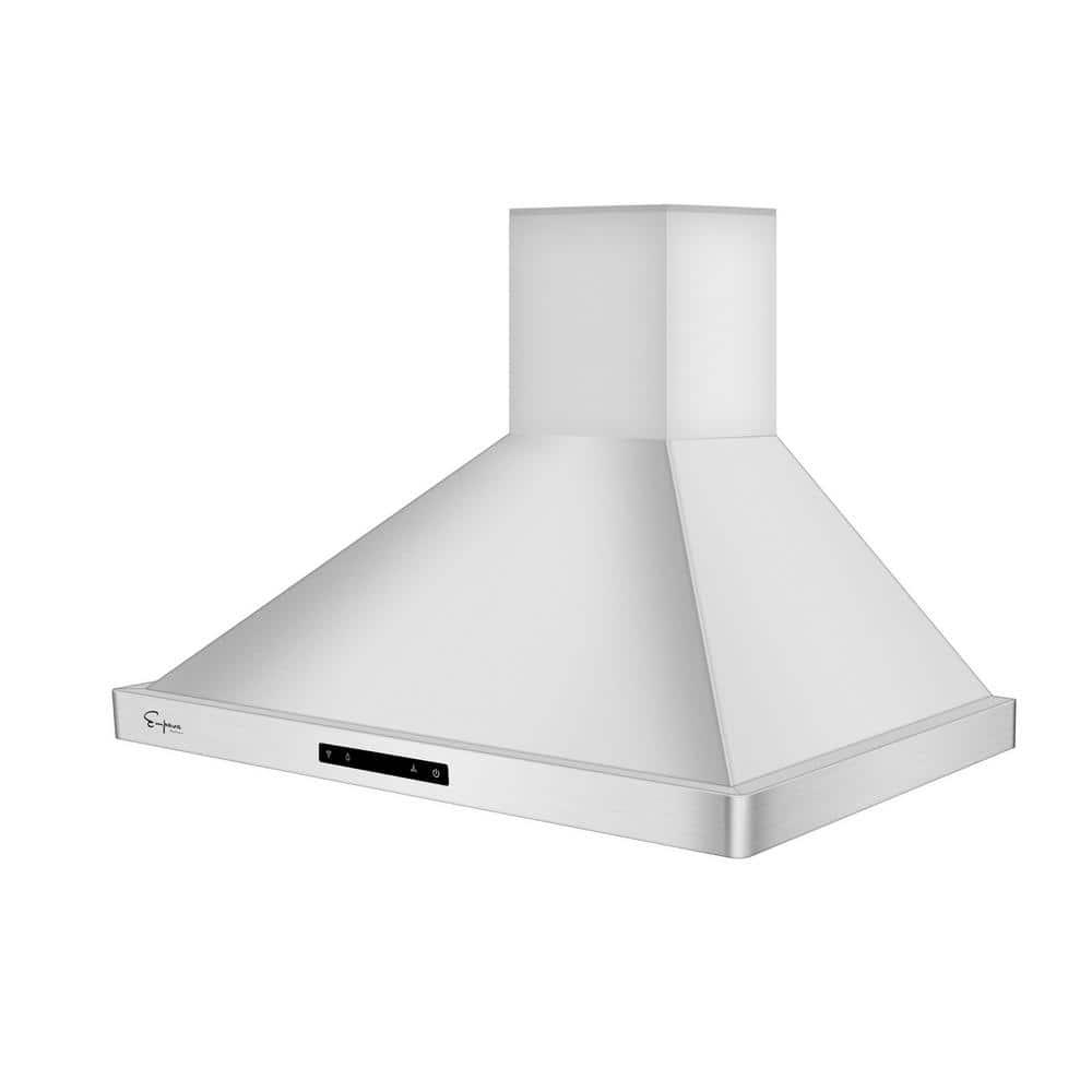 Empava Empava 36" Metal 380 CFM Convertible Wall Range Hood with Baffle Filter