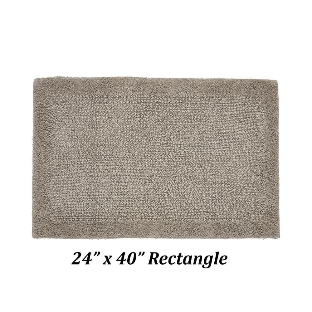Better Trends Edge 100% Cotton Tufted Reversible Bath Rug 24" x 40" Rectangle - Beige