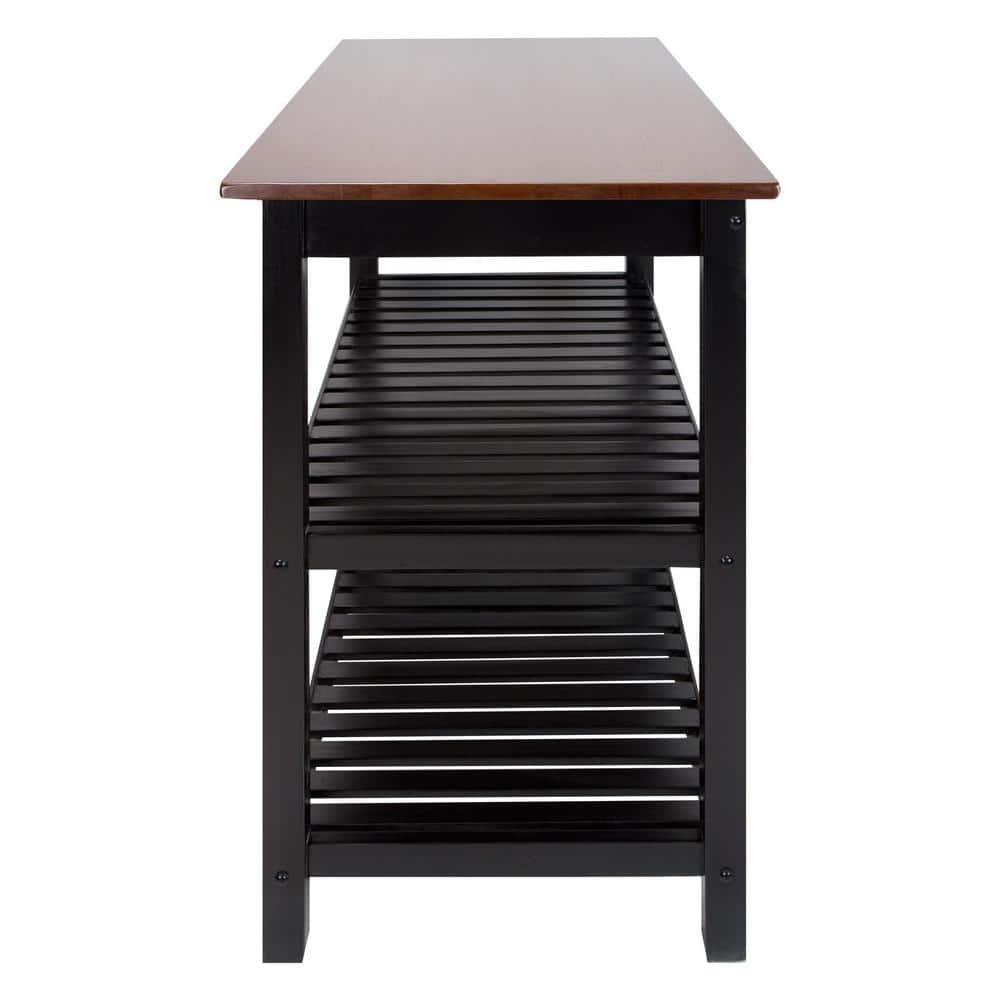 Casual Home Kitchen Island with Solid Wood