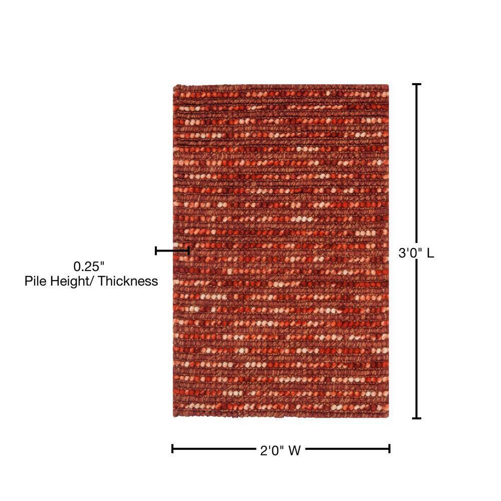Bohemian BOH525 Hand Woven Accent Rug - Rust/Multi - 2'x3' - Safavieh.