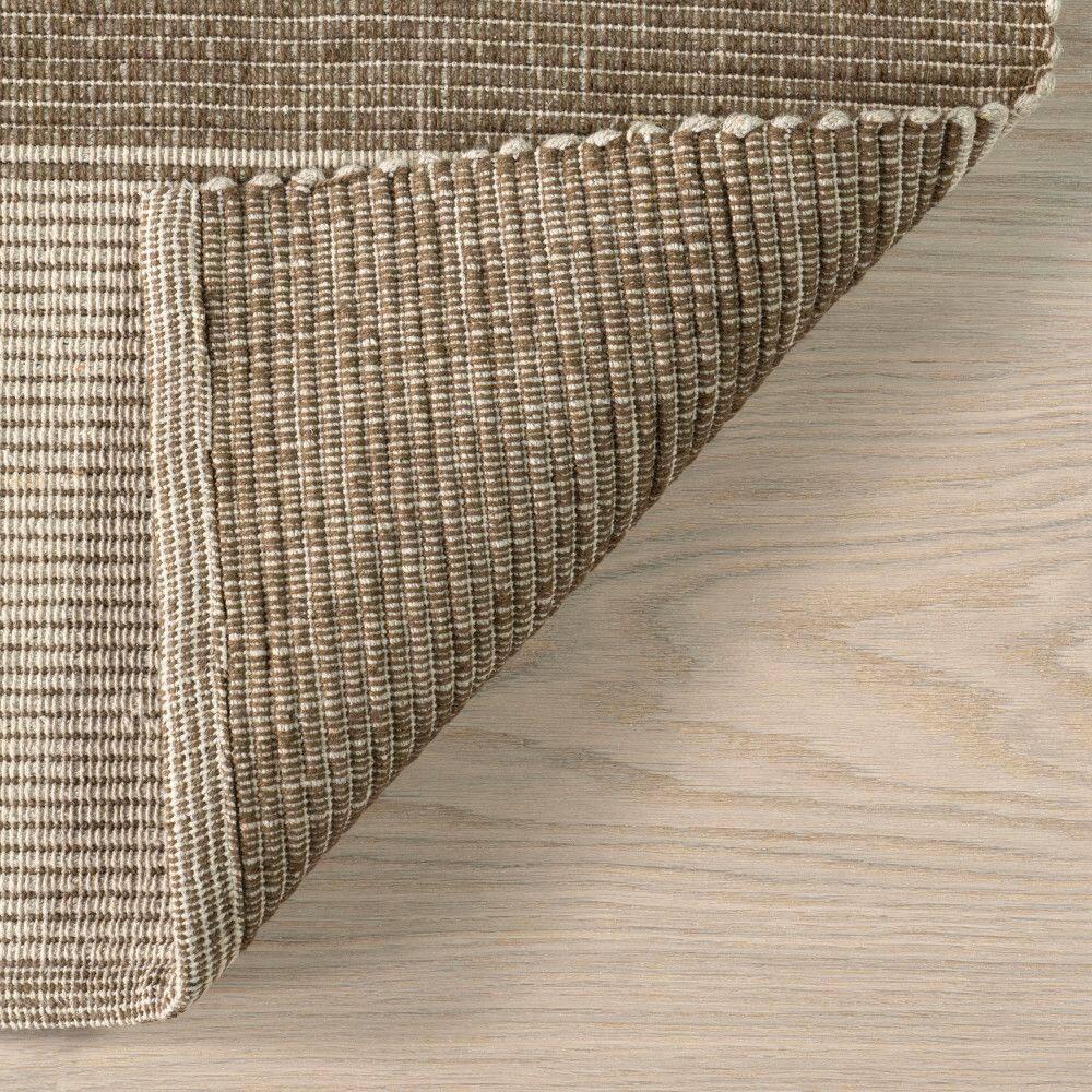 Ebern Designs Hertford Checked Cotton Area Rug