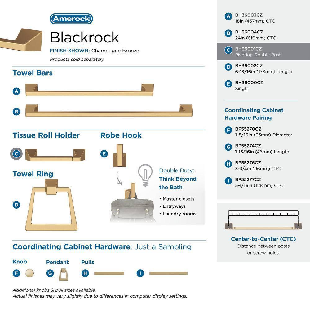 Blackrock Wall Mount Toilet Paper Holder