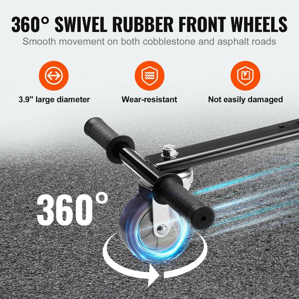 Hoverboard Seat Attachment, Compatible with All 6.5" 8" 8.5" 10" Hoverboards, Grips Control, Adjustable Frame Length and 220 LBS Load Capacity, Hover Board Go Karts Accessory