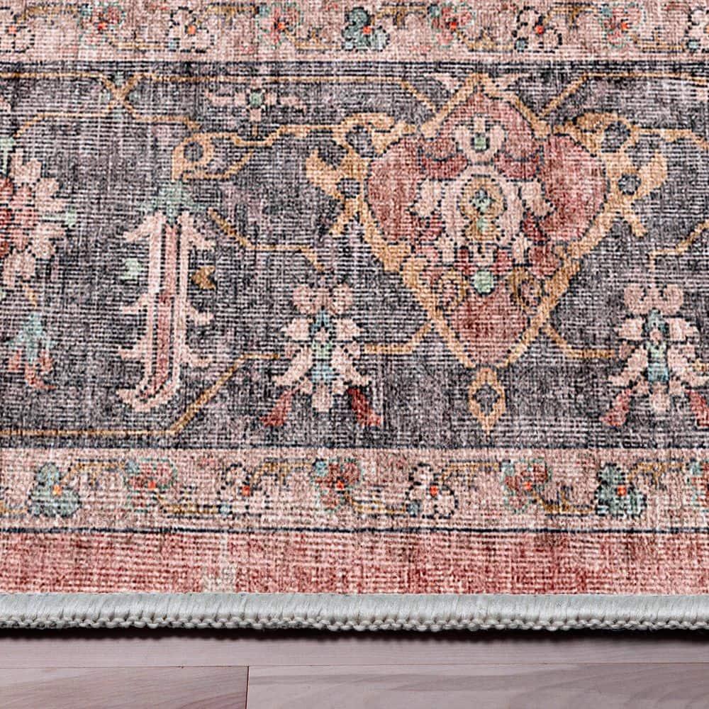 Kehr Antigua Vintage Persian Oriental Coral Flat-Weave Rug