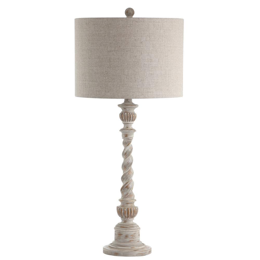 Jonathan Y Lighting Jyl3031 Regent 1 Light 33" Tall Led Buffet Table Lamp - White