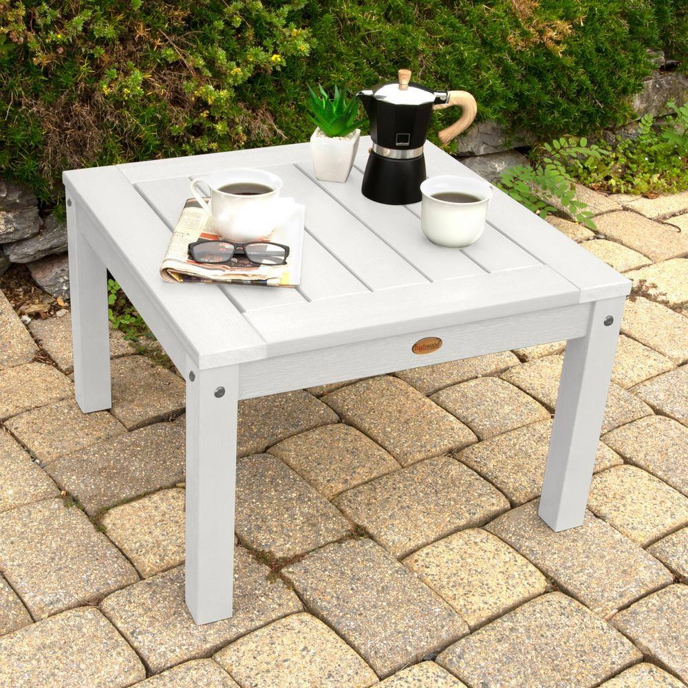 Highwood Adirondack Side Table White