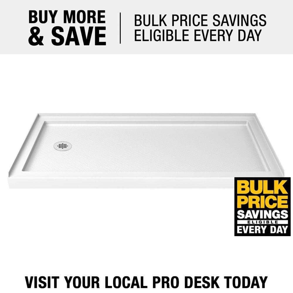 SlimLine 60" x 34" Single Threshold Shower Base