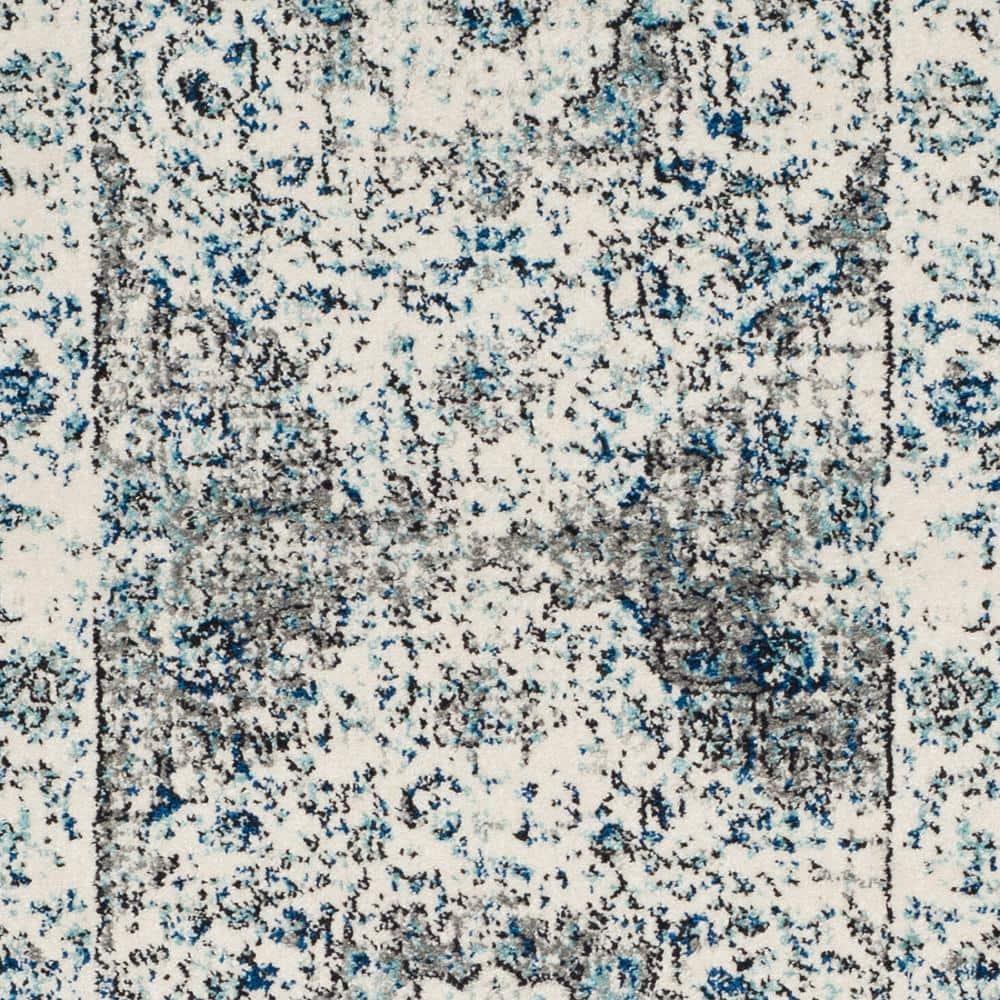 Evoke EVK220 Power Loomed Runner Rug - Ivory/Grey - 2'2"x21' - Safavieh.