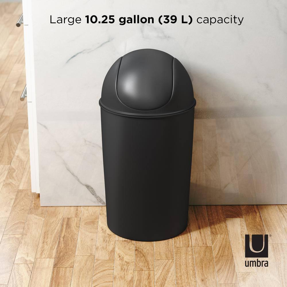 Umbra Plastic Swing Top Kitchen Trash Can - 10 Gallons