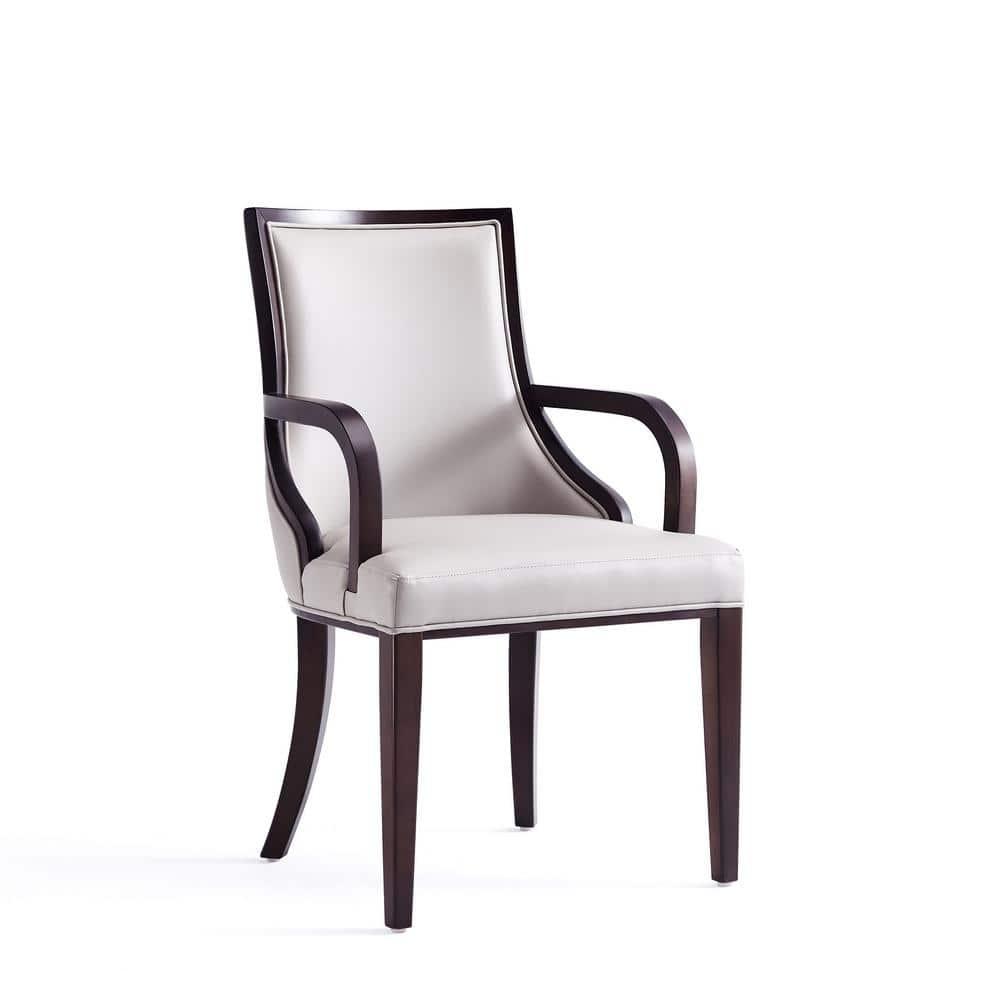 Faux Leather Upholstered Armchair