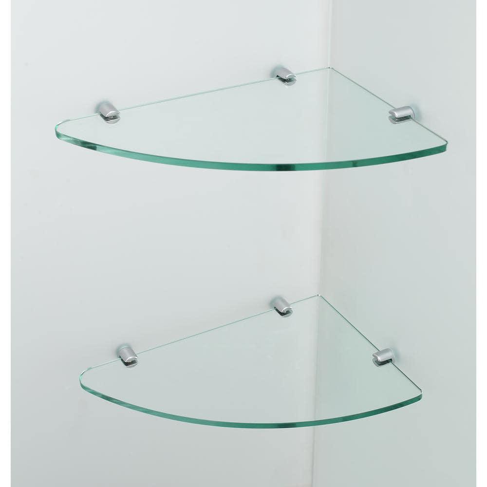 Aston Merrick GS 34" x 72" Hinged Frameless Shower Door SEN961EZ-CH-34-10