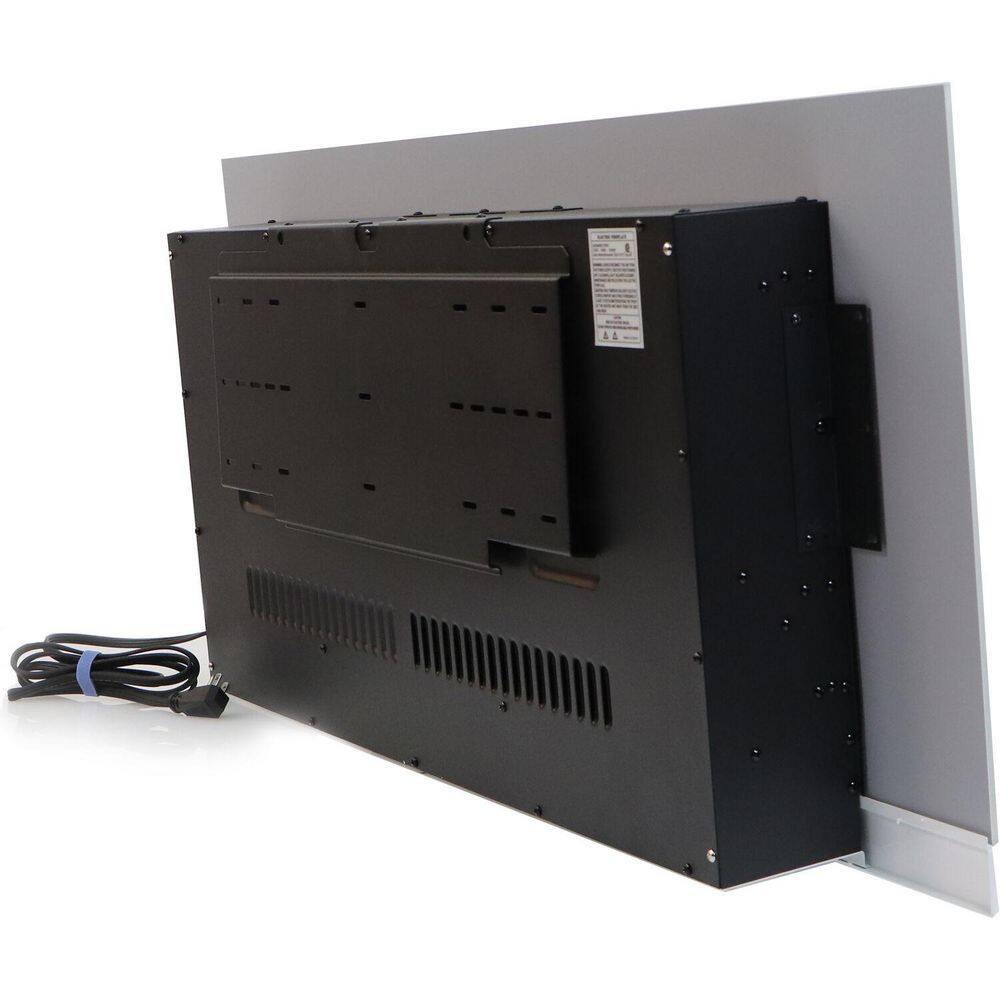 Cambridge Cambridge Wall Mount Electric Fireplace Heater with Remote Control for Indoor Use in Living Room, Bedroom, Home Office