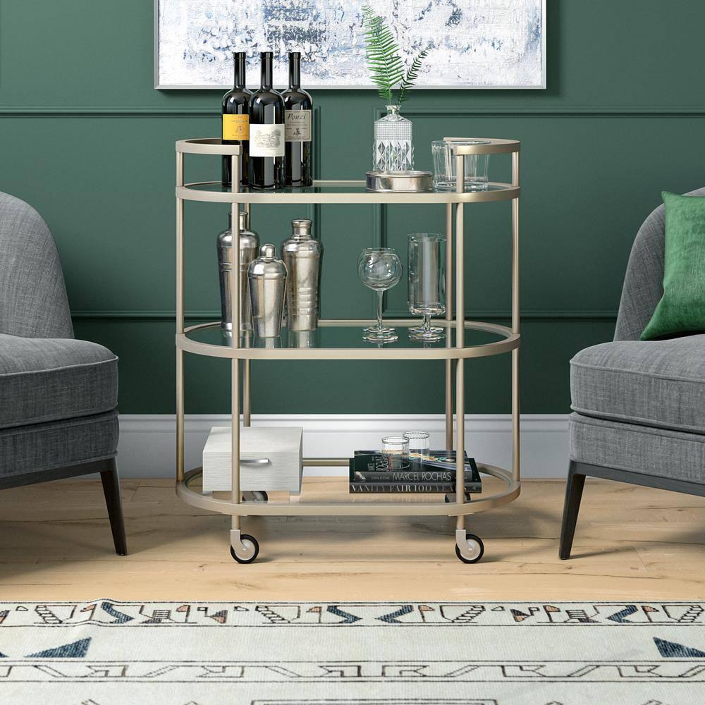 Rosario Metal Bar Cart