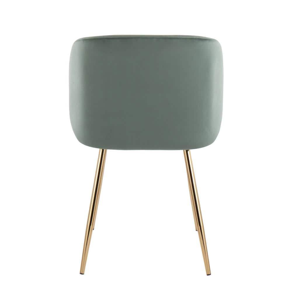 Terrance 18.5'' H Velvet Upholstered Parsons Chair