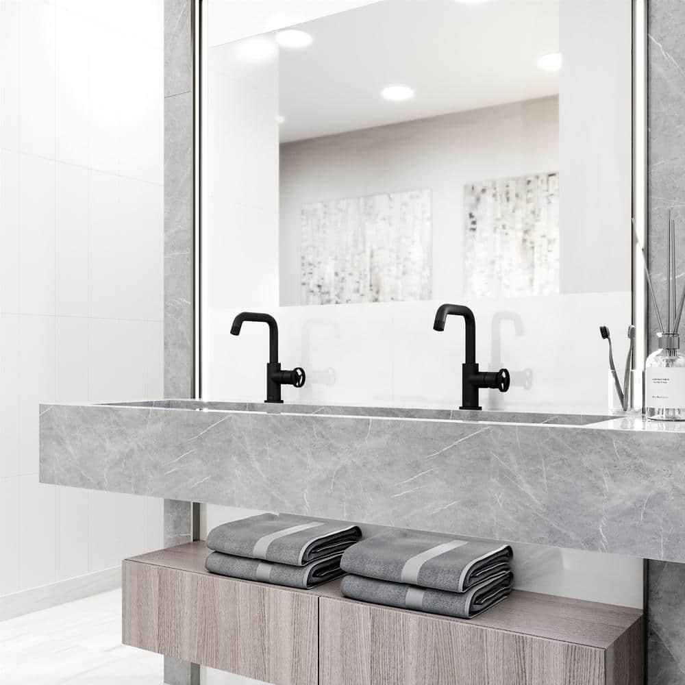 Cass 9" H Single Handle Single Hole Bathroom Faucet