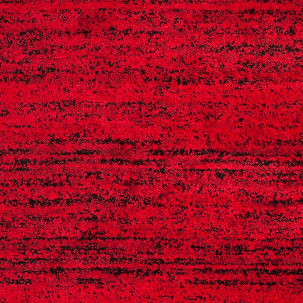 Adirondack ADR117 Machine Made Indoor Area Rug - Red/Black - 6'x9' - Safavieh
