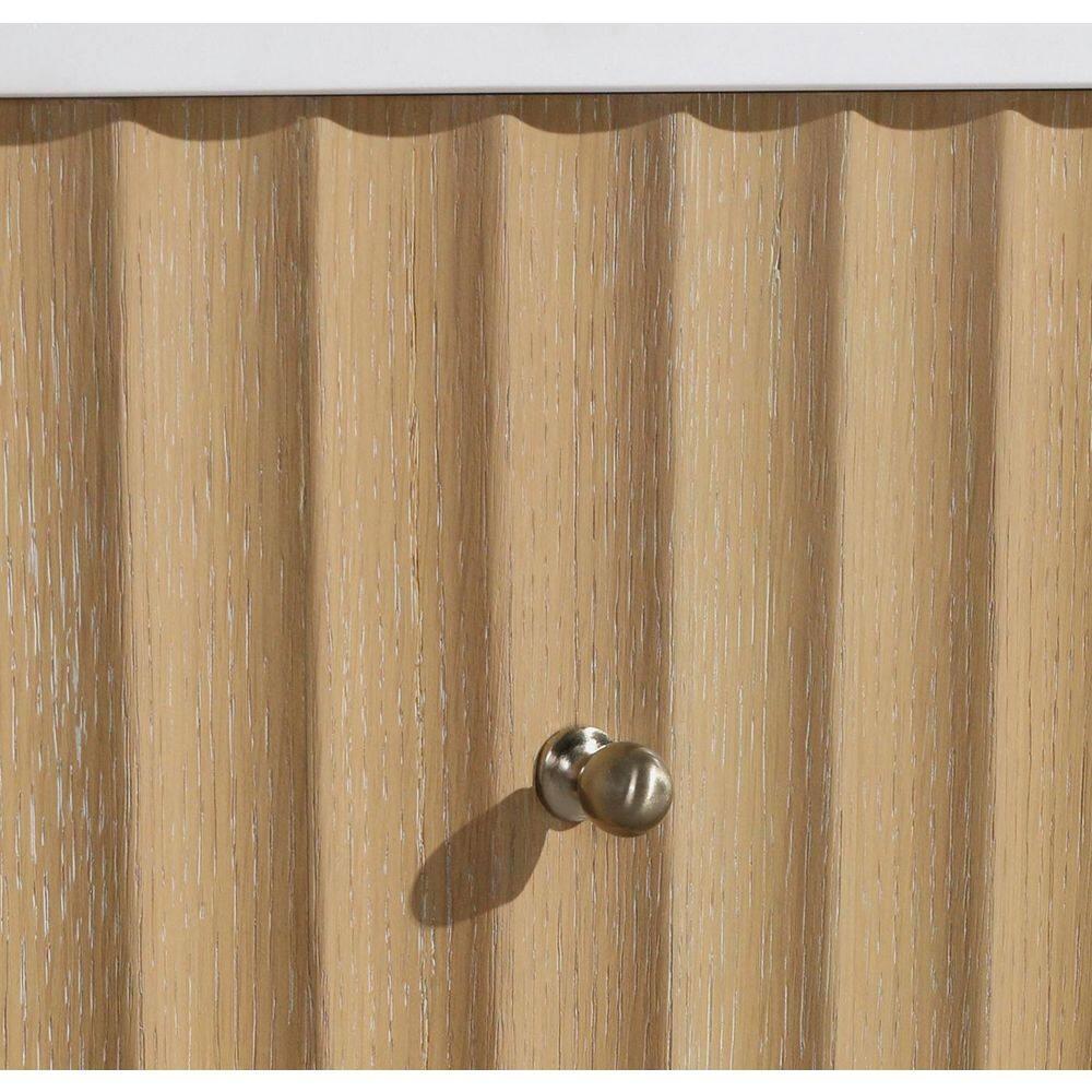 Ari Kitchen & Bath La Jolla 36" Single Floating Bathroom Vanity With Engineered Quartz Top