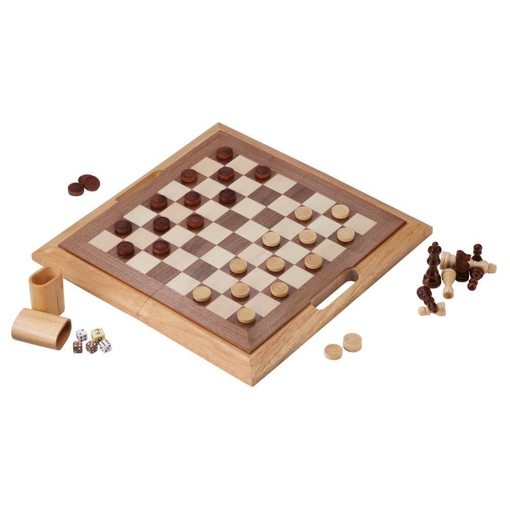 Phantoscope Classics Dutchman 3-In-1 Combo Folding Board Game Set