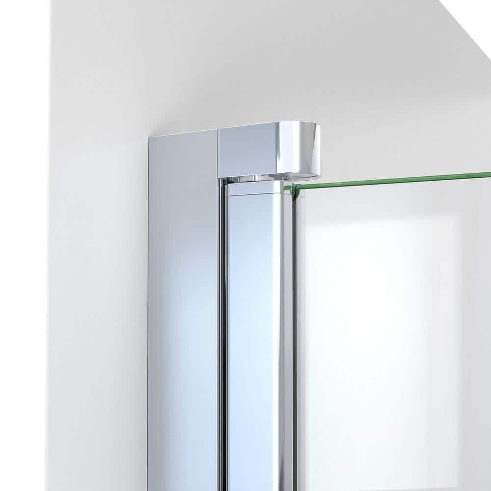 Aqua-Q Fold 32 W X 32 D X 76.75 H Frameless Square Shower Kit