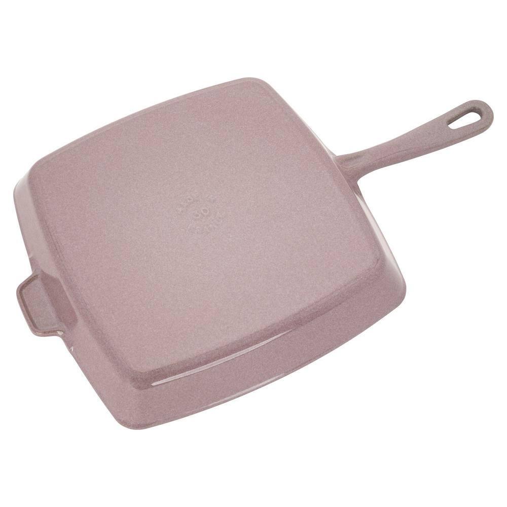 Staub 12" Lilac Enameled Cast Iron Square Grill Pan