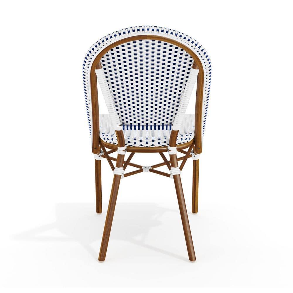 Martha Stewart Martha Stewart Lily Pond All-Weather Stackable Patio Bistro Dining Chairs (Set of 2)