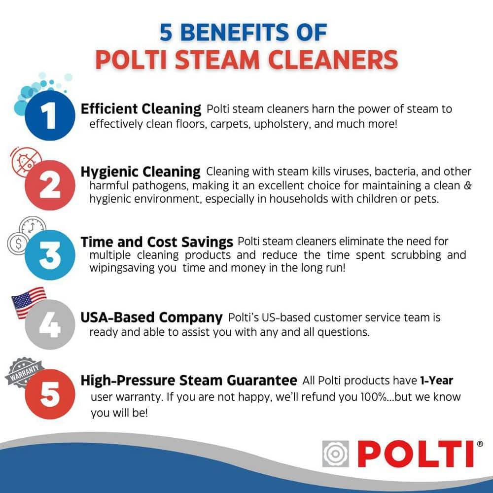 Polti Bagless Steam Cleaner & Steam Mop