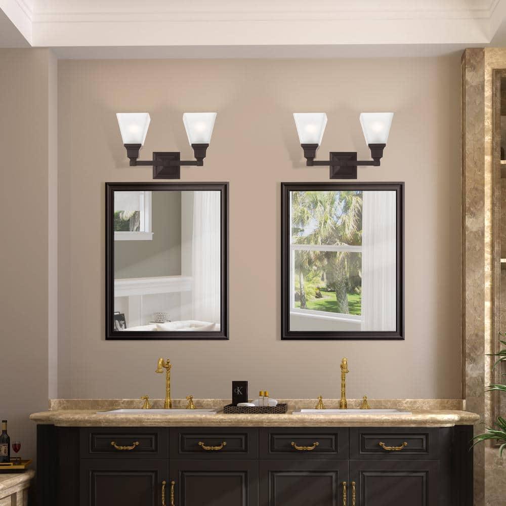 Livex Lighting Mission 2 - Light Vanity in  Polished Chrome