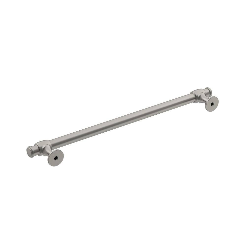 Amerock Winsome 8-13/16 inch (224mm) Center-to-Center Satin Nickel Cabinet Pull