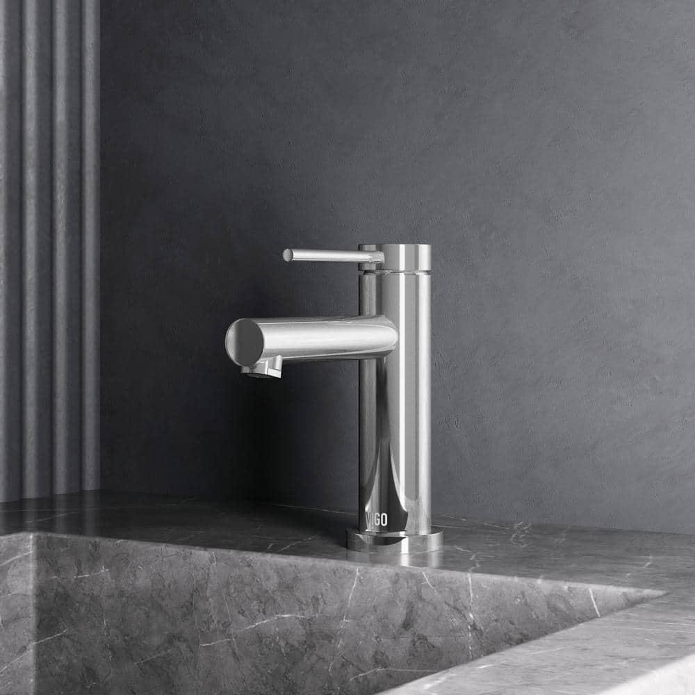 Jewel 6 in. H Single-Hole Single Handle Bathroom Faucet