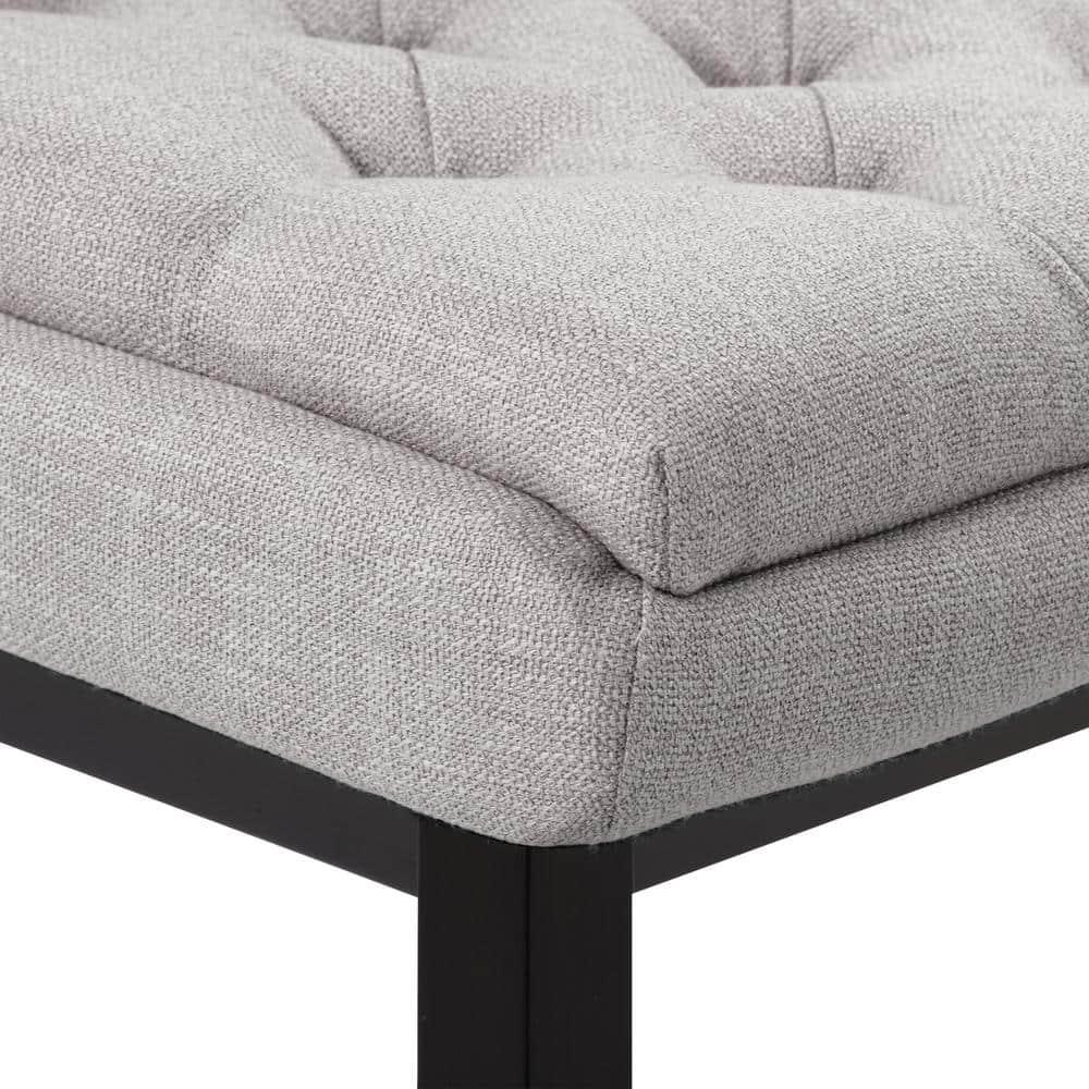 Set of 2 Boston Tufted Fabric Barstools - CorLiving