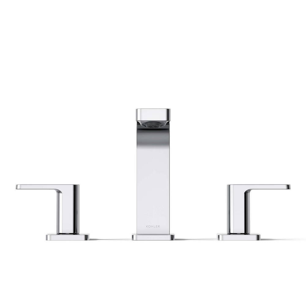 Parallel™Widespread Bathroom Faucet, 3-Hole Two Lever Handle Bathroom Sink Faucet, 1.2 GPM