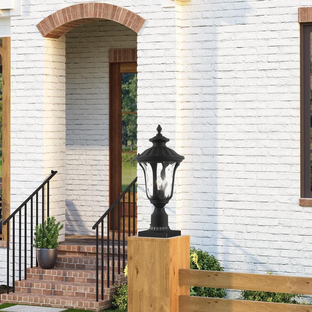 Livex Lighting Oxford 1 - Light Post Light in  Textured Black