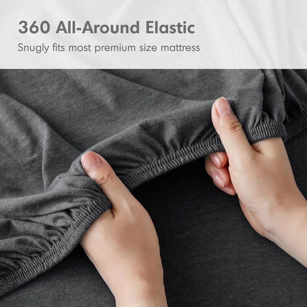 Cotton Blend Jersey Knit All Season Sheet Set