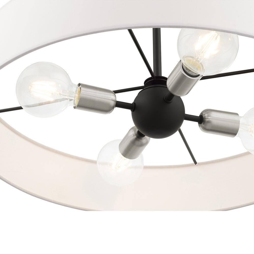 4 - Light Drum Chandelier