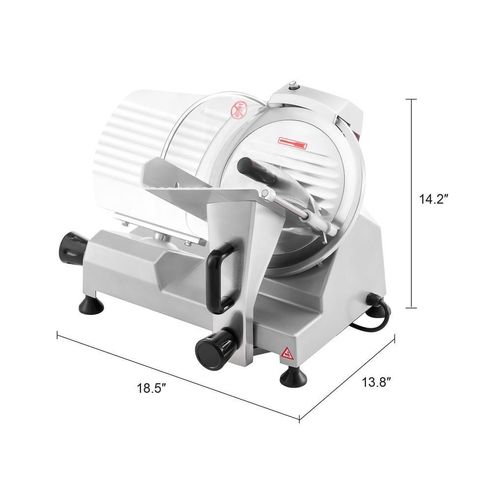 Wilprep Commercial Meat Slicer for Home 150W Electric Deli Food Slicer with 10" Blade