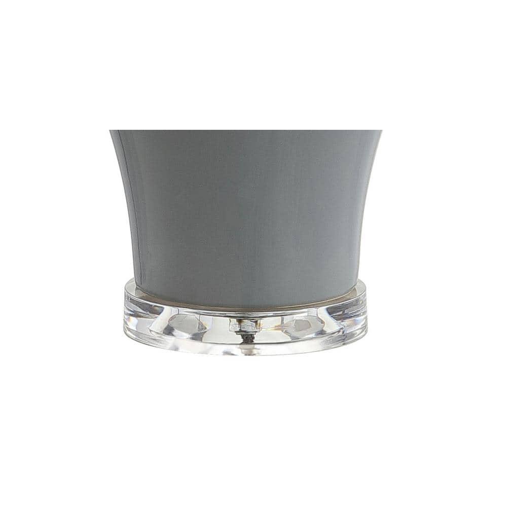 JONATHAN Y JYL4020A-SET2 Winnie 27" Ceramic Urn LED Table Lamp, Contemporary, Transitional for living room, dinning room, bedroom, office Bulb Included, Grey (Set of 2)